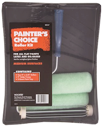 PAINT ROLLER SET, PAINTER'S CHOICE, ROLLER KIT, WOOSTER, 4-PIECE, 9" X 3/8" LARGE