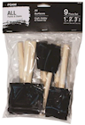 PAINT BRUSHES, FOAM, DISPOSABLE, FLAT, 2", 9/CT THUMBNAIL