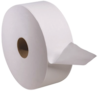 TOILET TISSUE, JUMBO, WHITE, TORK, 2-PLY, 1600 FT/ROLL, 6 ROLLS/CT MAIN