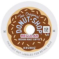 COFFEE, MEDIUM ROAST, THE ORIGINAL DONUT SHOP, REGULAR, KEURIG K-CUPS, 96/CT MAIN