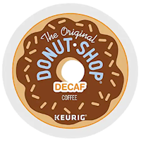 COFFEE, MEDIUM ROAST, THE ORIGINAL DONUT SHOP, DECAF, KEURIG K-CUPS, 22/CT MAIN