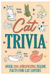 CAT TRIVIA BOOK, PAPERBACK, 112 PAGES LARGE
