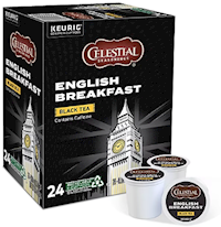 BLACK TEA, CELESTIAL SEASONINGS, BREAKFAST BLEND, KEURIG K-CUPS, 24/BX MAIN