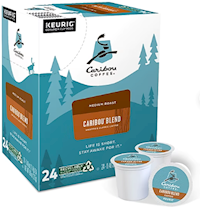 COFFEE, MEDIUM ROAST, CARIBOU BLEND, KEURIG K-CUPS, 24/CT MAIN
