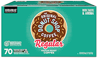 COFFEE, MEDIUM ROAST, THE ORIGINAL DONUT SHOP, REGULAR, KEURIG K-CUPS, 70/CT MAIN