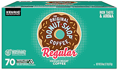 COFFEE, MEDIUM ROAST, THE ORIGINAL DONUT SHOP, REGULAR, KEURIG K-CUPS, 70/CT THUMBNAIL