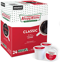 COFFEE, MEDIUM ROAST, KRISPY KREME, CLASSIC, KEURIG K-CUPS, 24/CT MAIN