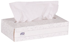 FACIAL TISSUE, TORK, FLAT BOX, 2-PLY, 100 TISSUES/BOX, 30 BOXES/CT THUMBNAIL