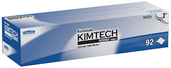 WIPES, KIMTECH KIMWIPES, DELICATE TASK, 2-PLY, WHITE, 92 SHEETS/BX, 15 BOXES/CT THUMBNAIL