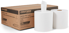 PAPER TOWELS, CENTER PULL, COASTWIDE PROFESSIONAL, 2-PLY, WHITE, 660 SHEETS/ROLL, 6 ROLLS/CT THUMBNAIL