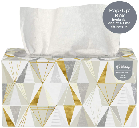 PAPER TOWELS, MULTIFOLD, RECYCLED, KLEENEX, 1-PLY, 120 SHEETS/PK, 18 PACKS/CT THUMBNAIL