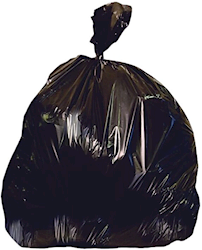 40-45 GALLON, 1.3 MIL, BLACK, 40" x 46", LOW DENSITY, HERITAGE, 125/CT LARGE