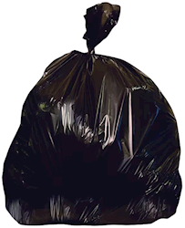 60-65 GALLON, 1.1 MIL, BLACK, 43" X 58", LOW DENSITY, HERITAGE, 100/CT LARGE