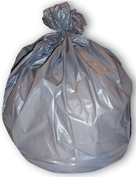 60-65 GALLON, 1.6 MIL, GREY, 50" X 48", LOW DENSITY, HERITAGE, 100/CT LARGE