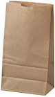 PAPER BAGS, BROWN, DURO, NATURAL, 11 1/16"H x 6"W x 3 5/8"D, 500/CT THUMBNAIL