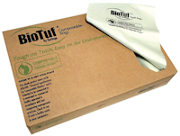 55-60 GALLON, 0.9 MIL, LIGHT GREEN, 38" X 58", LOW DENSITY, BIOTUF, 100/CT MAIN
