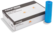 40-45 GALLON, 19 MIC, BLUE, 40" X 48", HIGH DENSITY, COASTWIDE, 25 BAGS/ROLL, 8 ROLLS/CT THUMBNAIL