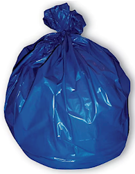45 GALLON, 1.3 MIL, BLUE, 40" X 46", LOW DENSITY, HERITAGE, 100/CT LARGE