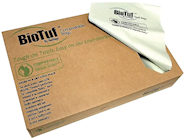 40-45 GALLON, 0.9 MIL, LIGHT GREEN, 40" X 46", LOW DENSITY, BIOTUF, 100/CT THUMBNAIL