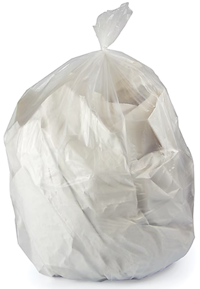 56 GALLON, 0.7 MIL, CLEAR, 43" X 47", LOW DENSITY, HERITAGE, 100/CT MAIN