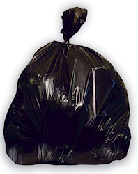 30-33 GALLON, 0.9 MIL, BLACK, 33" X 39", LOW DENSITY, HERITAGE, 150/CT LARGE
