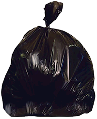 50-56 GALLON, 2 MIL, BLACK, 43" X 47", LOW DENSITY, HERITAGE, 100/CT MAIN