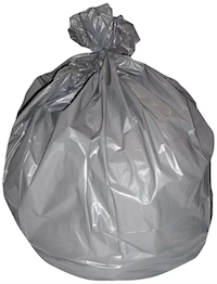 40-45 GALLON, 1.1 MIL, GREY, 40" X 46", LOW DENSITY, HERITAGE, 125/CT MAIN