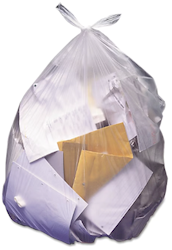 40-45 GALLON, 14 MIC, CLEAR, 40" X 48", HIGH DENSITY, HERITAGE, 250/CT LARGE