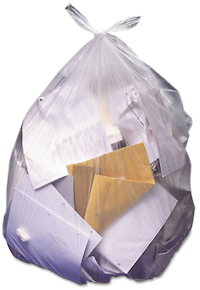 40-45 GALLON, 14 MIC, CLEAR, 40" X 48", HIGH DENSITY, HERITAGE, 250/CT MAIN
