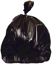 55-60 GALLON, 1.5 MIL, BLACK, 38" X 58", LOW DENSITY, HERITAGE, 100/CT LARGE