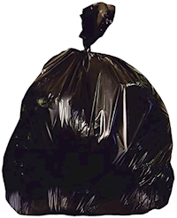 55-60 GALLON, 1.5 MIL, BLACK, 38" X 58", LOW DENSITY, HERITAGE, 100/CT MAIN