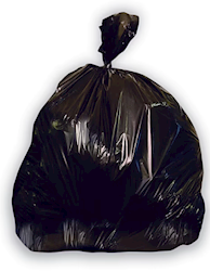 44 GALLON, 0.9 MIL, BLACK, 37" X 50", LOW DENSITY, HERITAGE, 100/CT LARGE