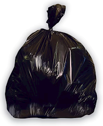 16 GALLON, 0.7 MIL, BLACK, 24" X 32", LOW DENSITY, LLDPE, 500/CT LARGE