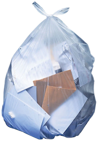 20-30 GALLON, 1.1 MIL, CLEAR, 36" X 30", LOW DENSITY, HERITAGE, 250/CT MAIN