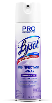 ALL PURPOSE CLEANER, LYSOL, SPRAY, DISINFECTANT, LAVENDER SCENT, 19 OZ MAIN