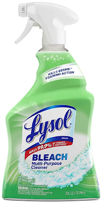 MULTIPURPOSE CLEANER, LYSOL, PLUS BLEACH, CHLORINE SCENT, 32 OZ., 1/EA MAIN