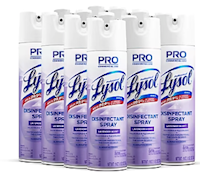 DISINFECTANT, LYSOL, SPRAY, LAVENDER SCENT, 12/CT MAIN
