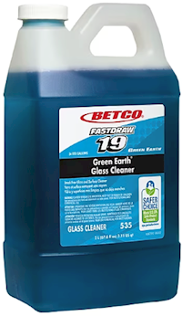 GLASS & SURFACE CLEANER, BETCO FASTDRAW 19, GREEN EARTH, STREAK FREE, 2 L, 4/CT MAIN