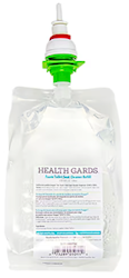 BATHROOM CLEANER, HEALTH GARDS, TOILET SEAT, REFILL, 33.81 OZ., 6/CT LARGE