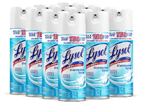 DISINFECTANT, LYSOL, SPRAY, CRISP LINEN SCENT, 12.5 OZ., 12/CT MAIN