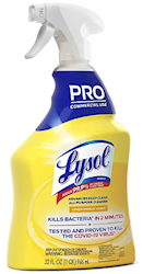 MULTIPURPOSE CLEANER, LYSOL, ADVANCED DEEP CLEAN, LEMON BREEZE SCENT, 32 OZ., 1/EA LARGE