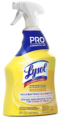 MULTIPURPOSE CLEANER, LYSOL, ADVANCED DEEP CLEAN, LEMON BREEZE SCENT, 32 OZ., 1/EA MAIN