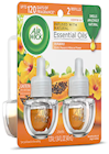 AIR FRESHENER, AIR WICK, HAWAII EXOTIC PAPAYA/HIBISCUS FLOWER, SCENTED OIL, REFILLS, 2/CT THUMBNAIL