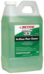 FLOOR CLEANER, BETCO FASTDRAW 33, NO RINSE, GREEN EARTH, 4/CT LARGE