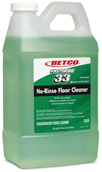 FLOOR CLEANER, BETCO FASTDRAW 33, NO RINSE, GREEN EARTH, 4/CT MAIN