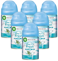 AIR FRESHENER, AIR WICK, FRESH WATER SCENT, REFILL KIT, 6/CT MAIN