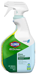 GLASS CLEANER, CLOROX, ECOCLEAN, 32 OZ., 1/EA LARGE