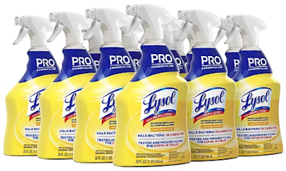 ALL PURPOSE CLEANER, LYSOL, ADVANCED DEEP CLEAN, LEMON BREEZE SCENT, 32 OZ, 12/CT LARGE