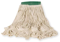MOP HEAD, RUBBERMAID, SUPER STITCH, 20 OZ BLEND, WET MOP, 5" HEADBAND, WHITE, 6/CT MAIN