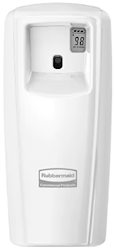 AIR FRESHENER DISPENSER, RUBBERMAID, MICROBURST 9000, 107.2 OZ, WHITE LARGE
